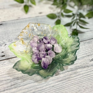 Customizable Resin Leaf Trinket Dish