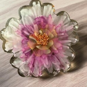 Bloom Style Alcohol Ink Coasters – 4 available | Handmade with Food-Safe Epoxy Resin